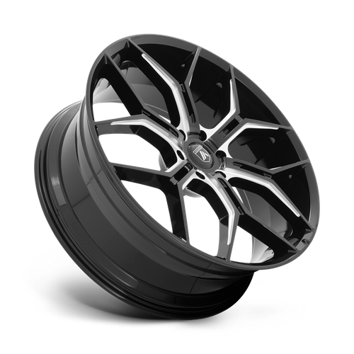 ABL38 22X9.5 6X135 G-BLK MILL 38MM by Asanti Black