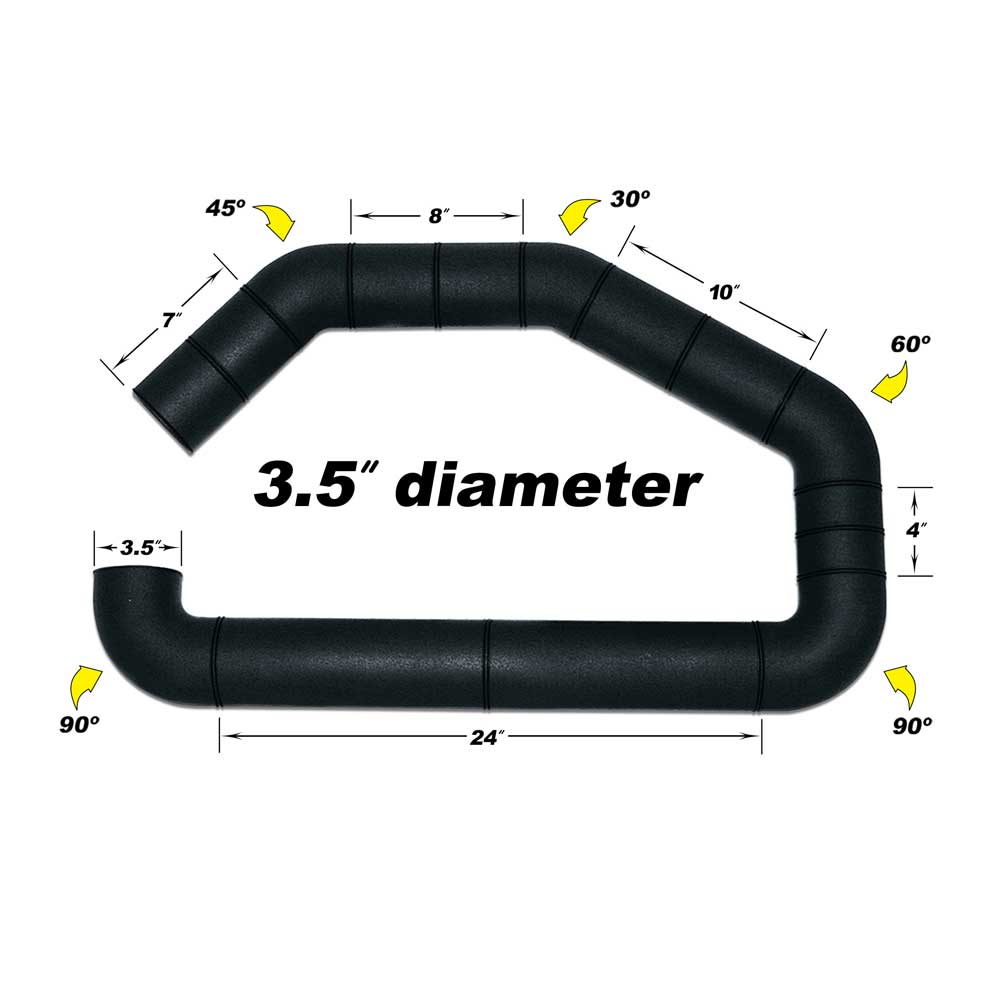 AIRAID AIR-100-350 Universal Tube by AIRAID