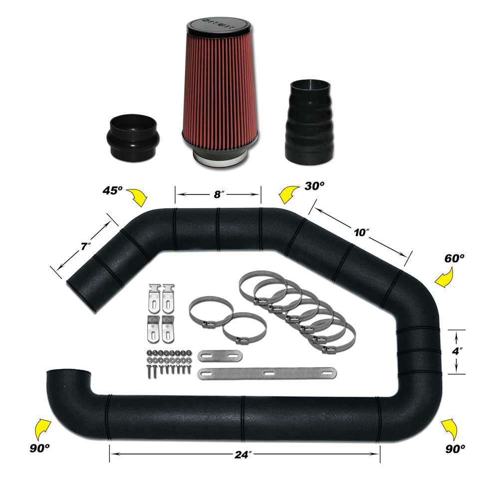 AIRAID AIR-101-401 Universal Air Intake Kit by AIRAID