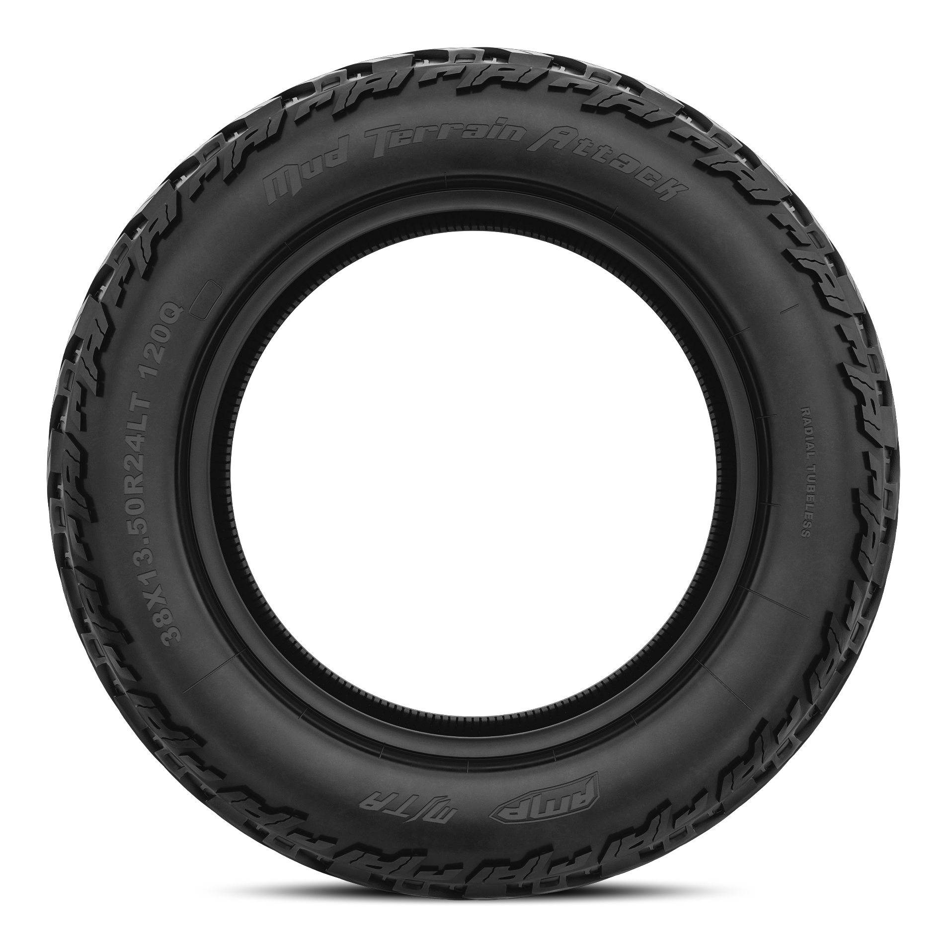 TERRAIN ATTACK M/T 38X13.50R24LT-12PR 127QF 80PSI MAX by Amp Tires