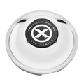 ATX FRONT SNAP IN 4 TAB CAP CHROME