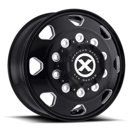 OCTANE 17.5X6.75 8X6.5 124 +0 G-BLK MILL by ATX Wheels