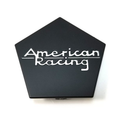 AR922 CAP SNAP IN - SATIN BLACK by American Racing