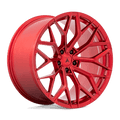 MOGUL 5 20X11 5X115 71 +22 C-RED by Asanti Black