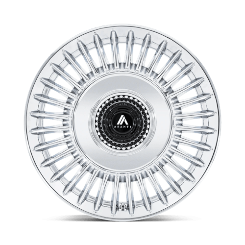 TIARA 22X9 5X112/120 74 +35 CHROME by Asanti Black
