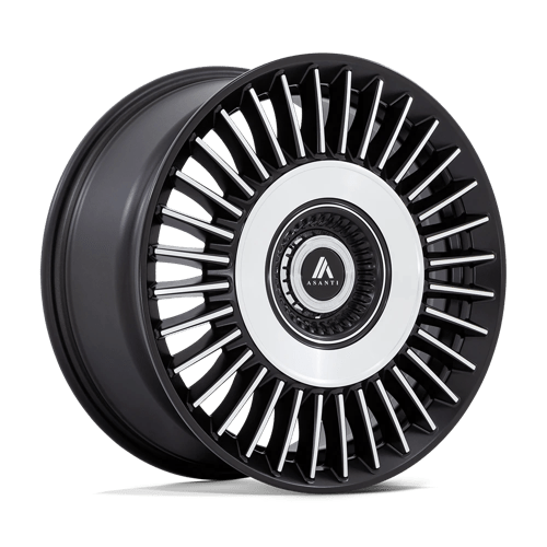 TIARA 20X10.5 5X115/120 74 +18 SBLK MCH by Asanti Black