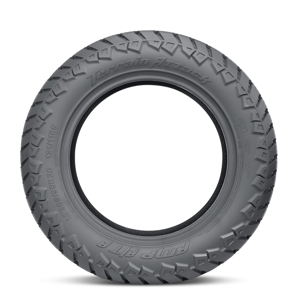TERRAIN ATTACK A/T A 265/70R17 121/118S LR E 80PSI MAX by Amp Tires