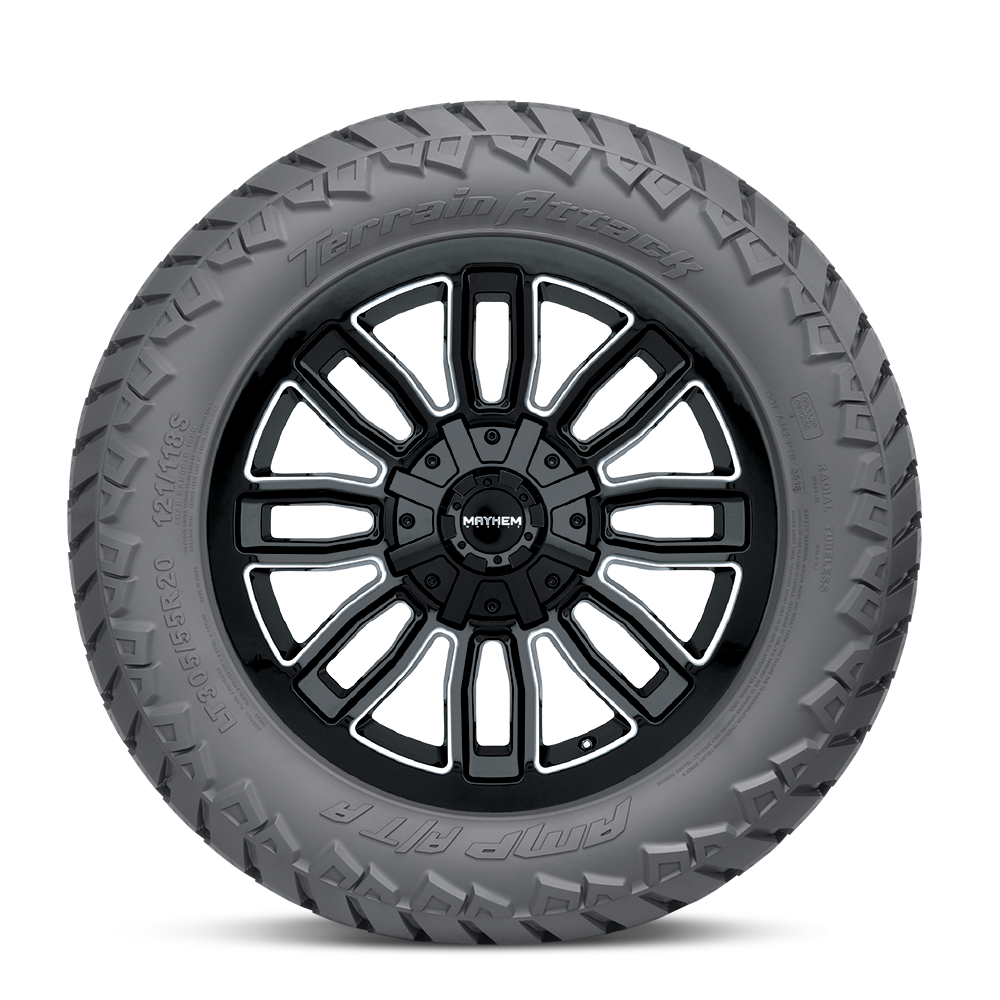 TERRAIN ATTACK A/T A 265/70R17 121/118S LR E 80PSI MAX by Amp Tires