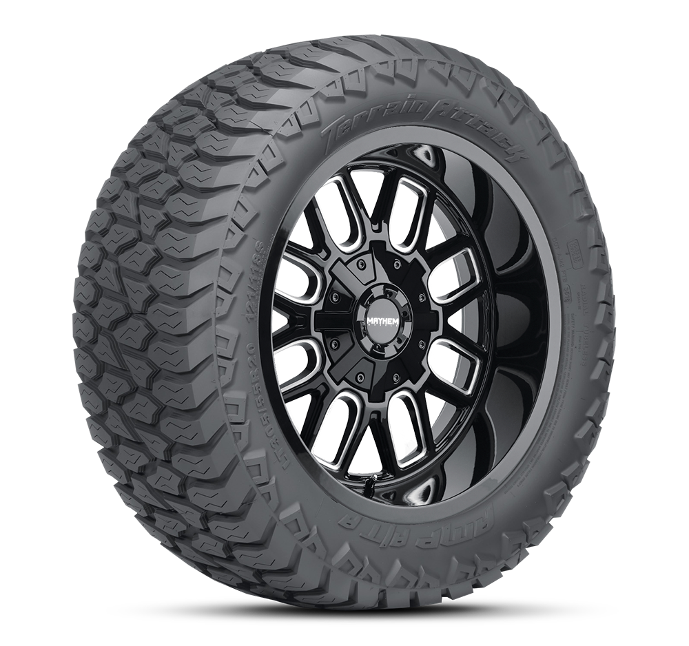 TERRAIN ATTACK A/T A 265/70R17 121/118S LR E 80PSI MAX by Amp Tires