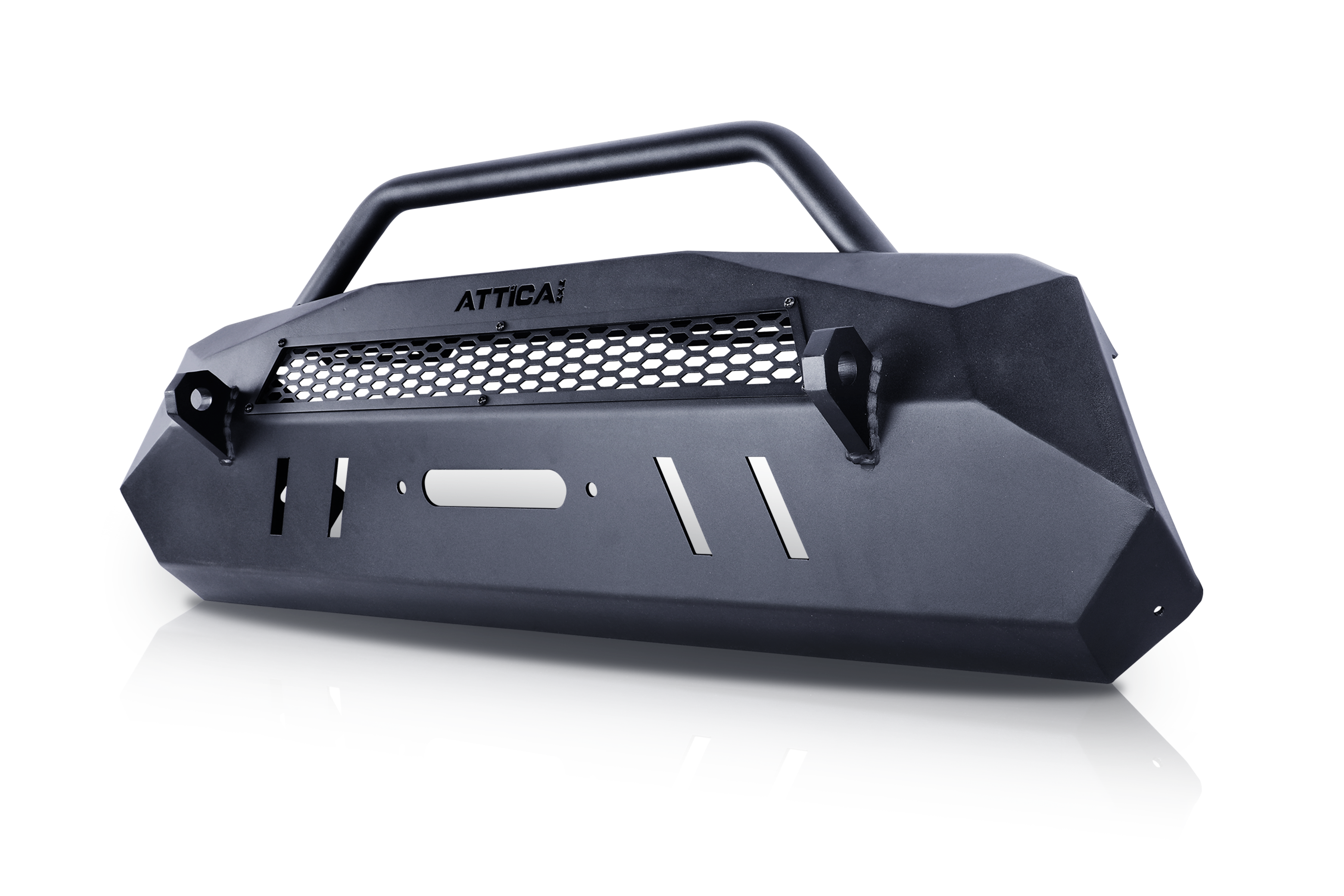 2016-2023 Toyota Tacoma Apex Series Stealth Center Mount Front Bumper by Attica 4x4