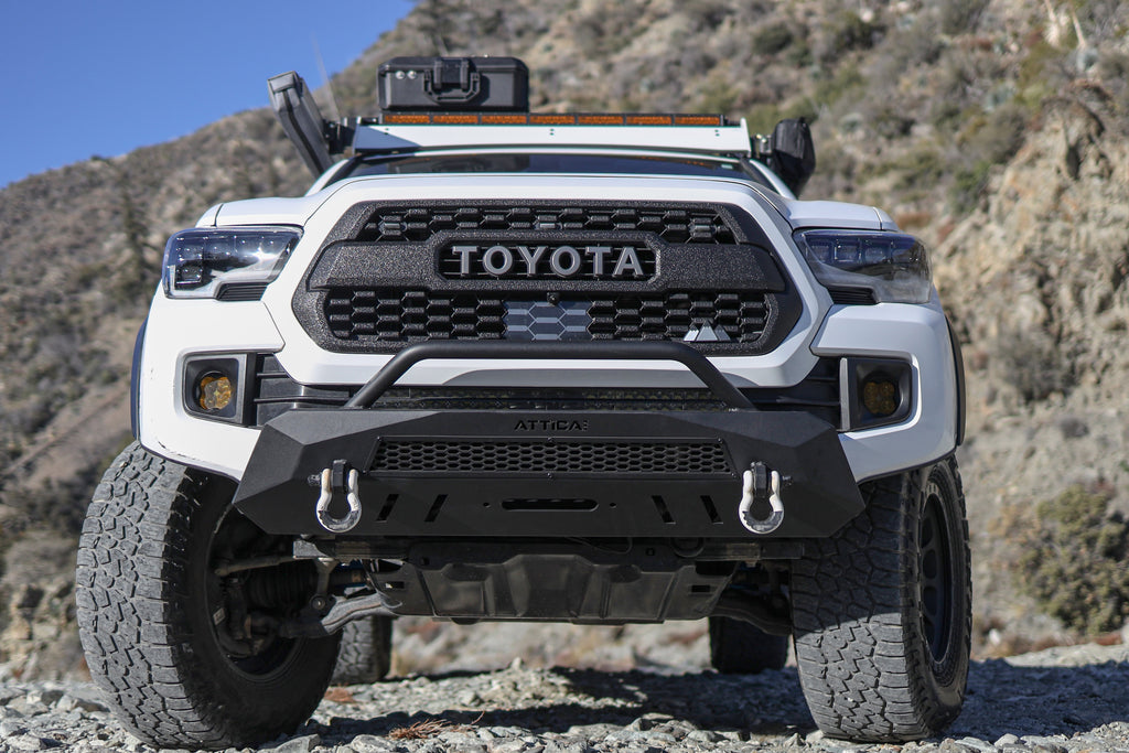 2016-2023 Toyota Tacoma Apex Series Stealth Center Mount Front Bumper by Attica 4x4