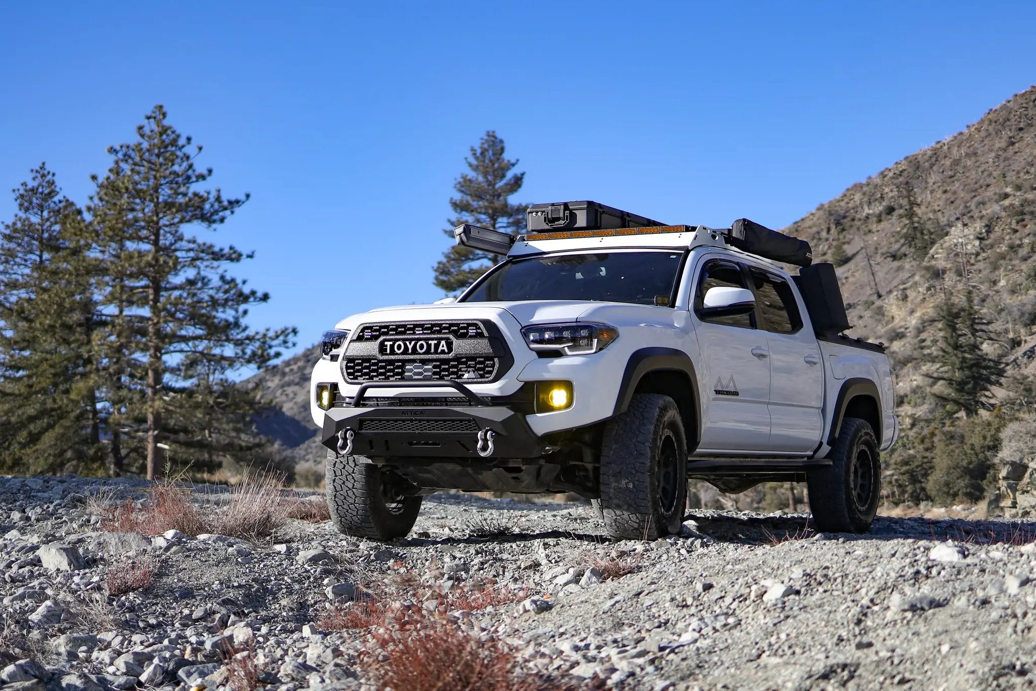 2016-2023 Toyota Tacoma Apex Series Stealth Center Mount Front Bumper by Attica 4x4