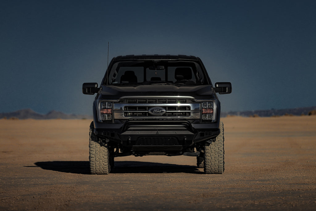 2021-2023 Ford F-150 Terra Series Front Bumper - Black - Powder Coated - Steel by Attica 4x4