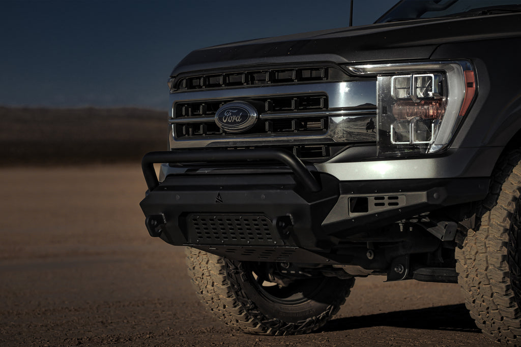 2021-2023 Ford F-150 Terra Series Front Bumper - Black - Powder Coated - Steel by Attica 4x4