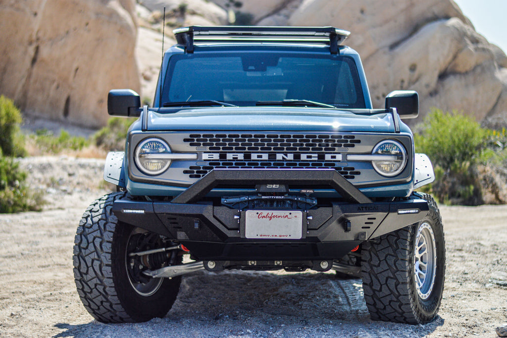 2021-2024 Ford Bronco Terra Series Modular Bumper Wings Add-Ons by Attica 4x4