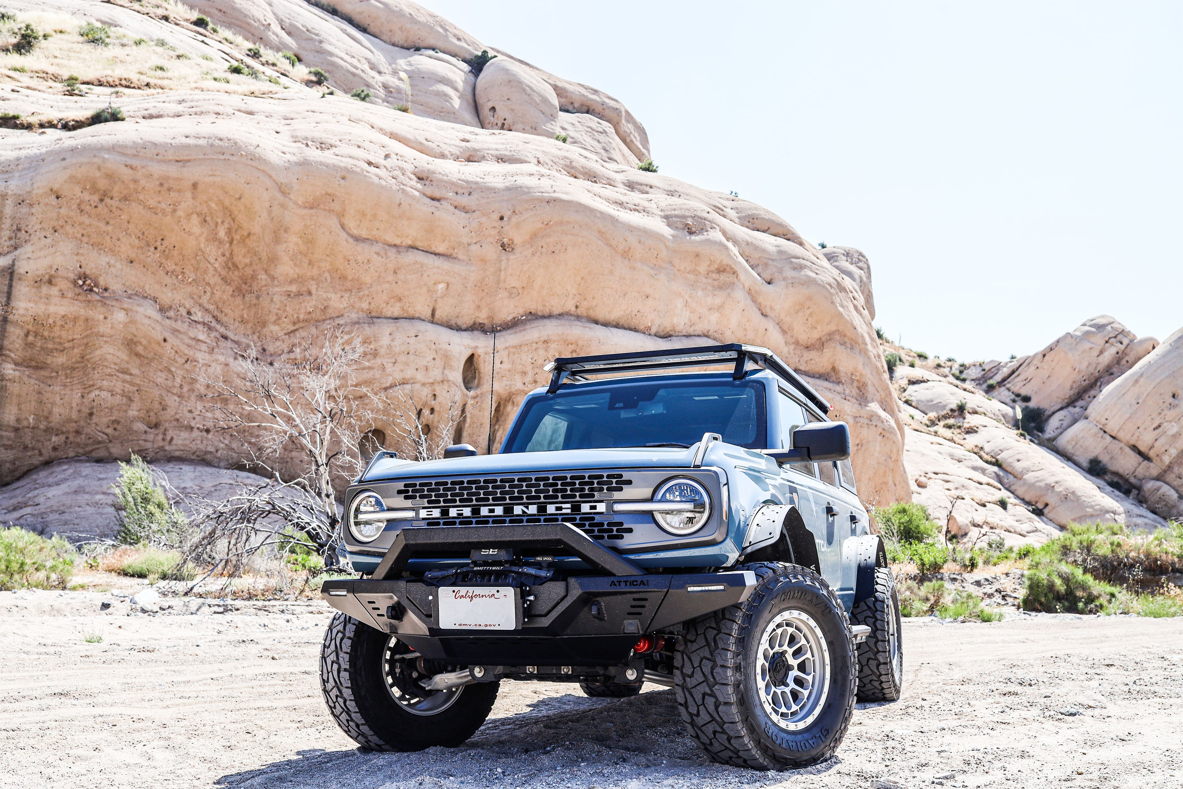 2021-2024 Ford Bronco Terra Series Modular Bumper Wings Add-Ons by Attica 4x4