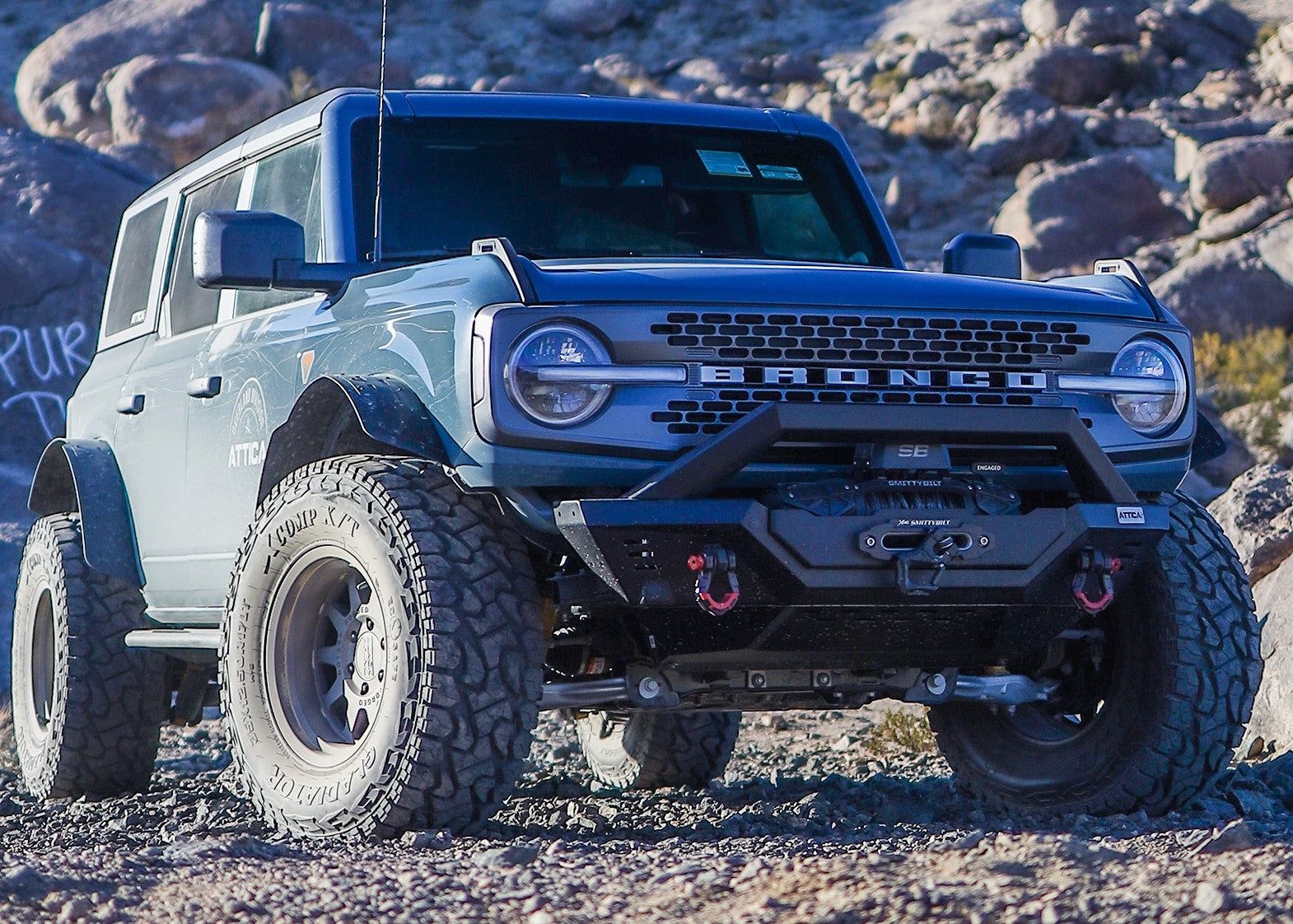 2021-2024 Ford Bronco Terra Series Modular Front Bumper by Attica 4x4