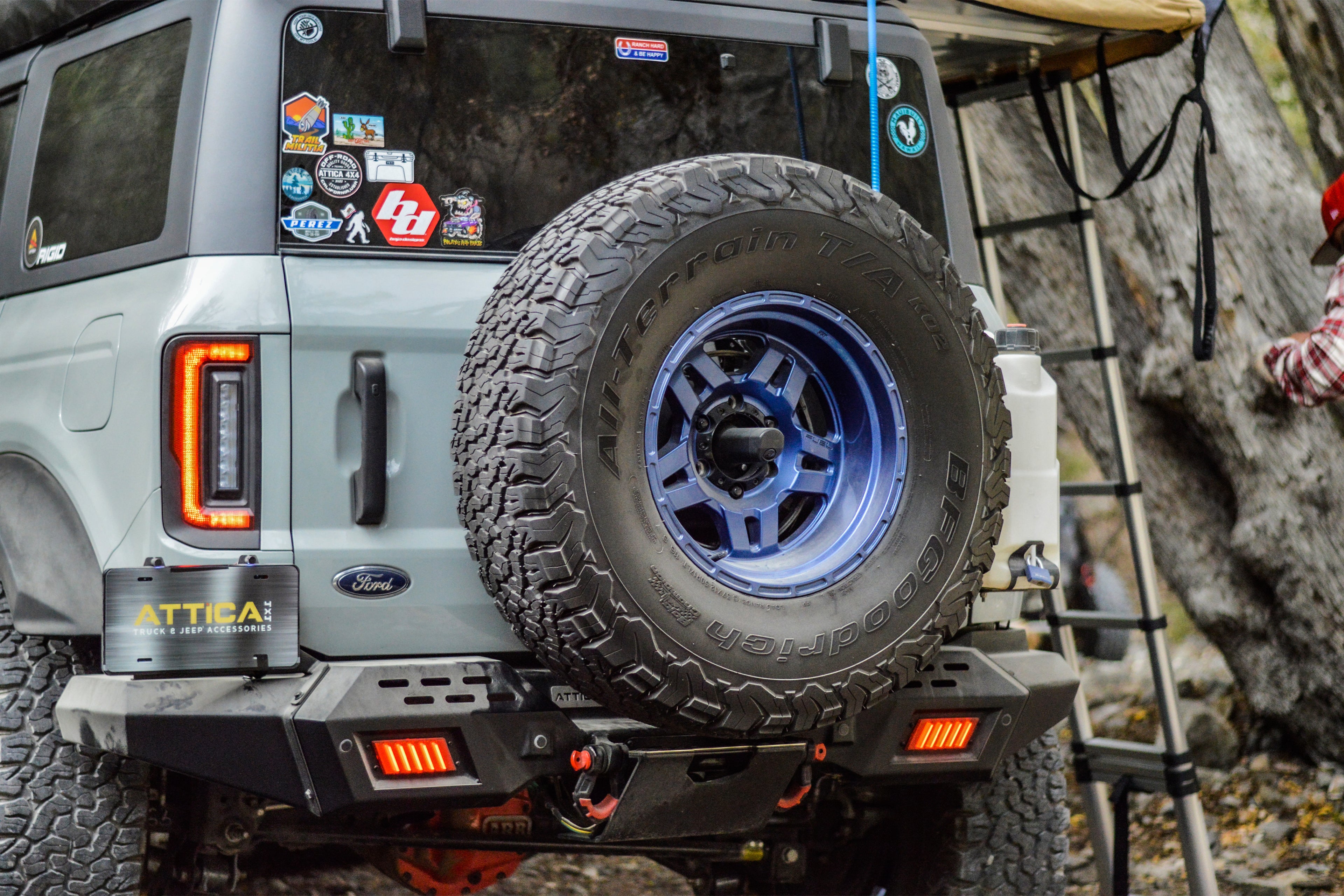 2021-2024 Ford Bronco Terra Series Modular Bumper Wings Add-Ons by Attica 4x4