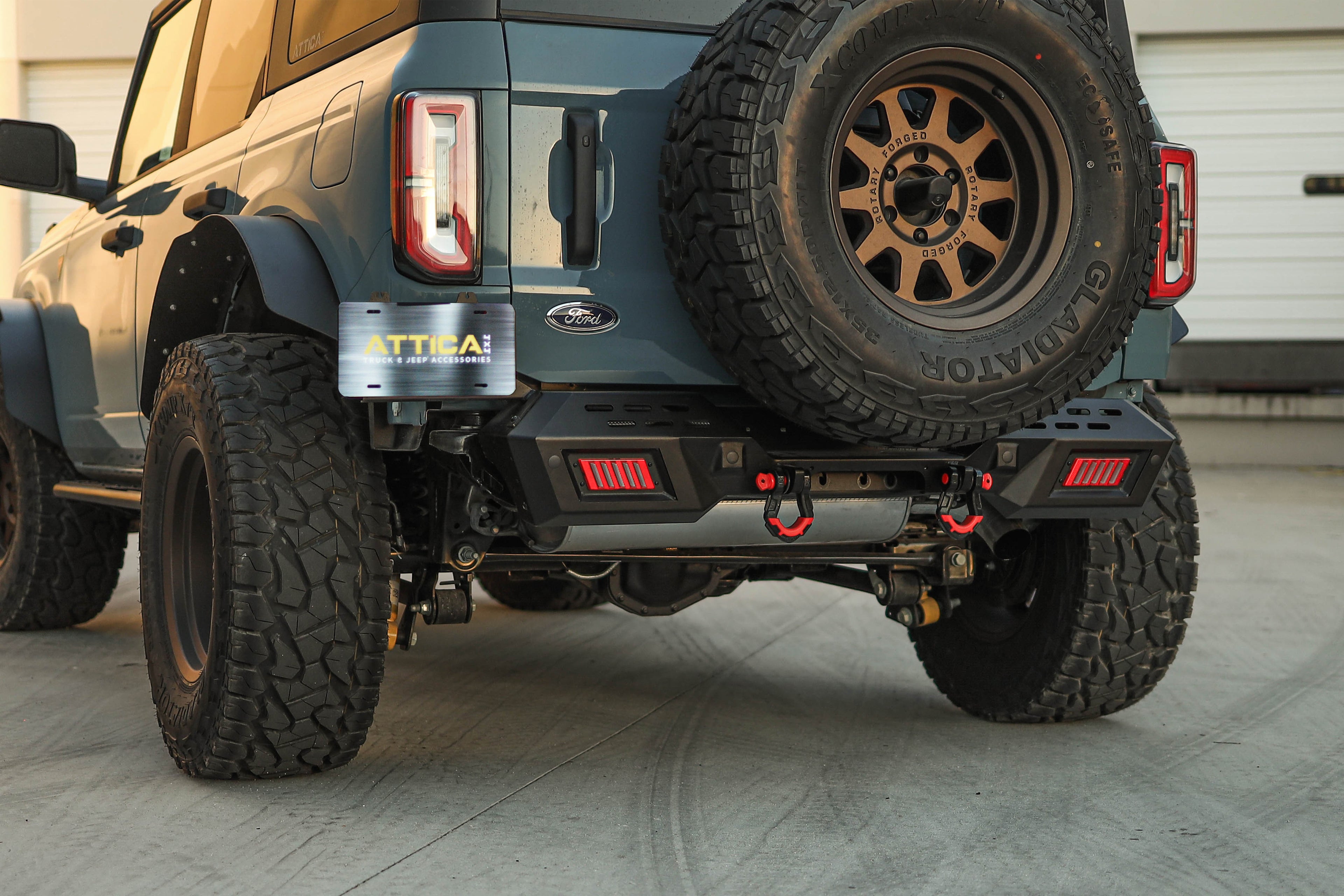 2021-2024 Ford Bronco Terra Series Modular Rear Bumper by Attica 4x4