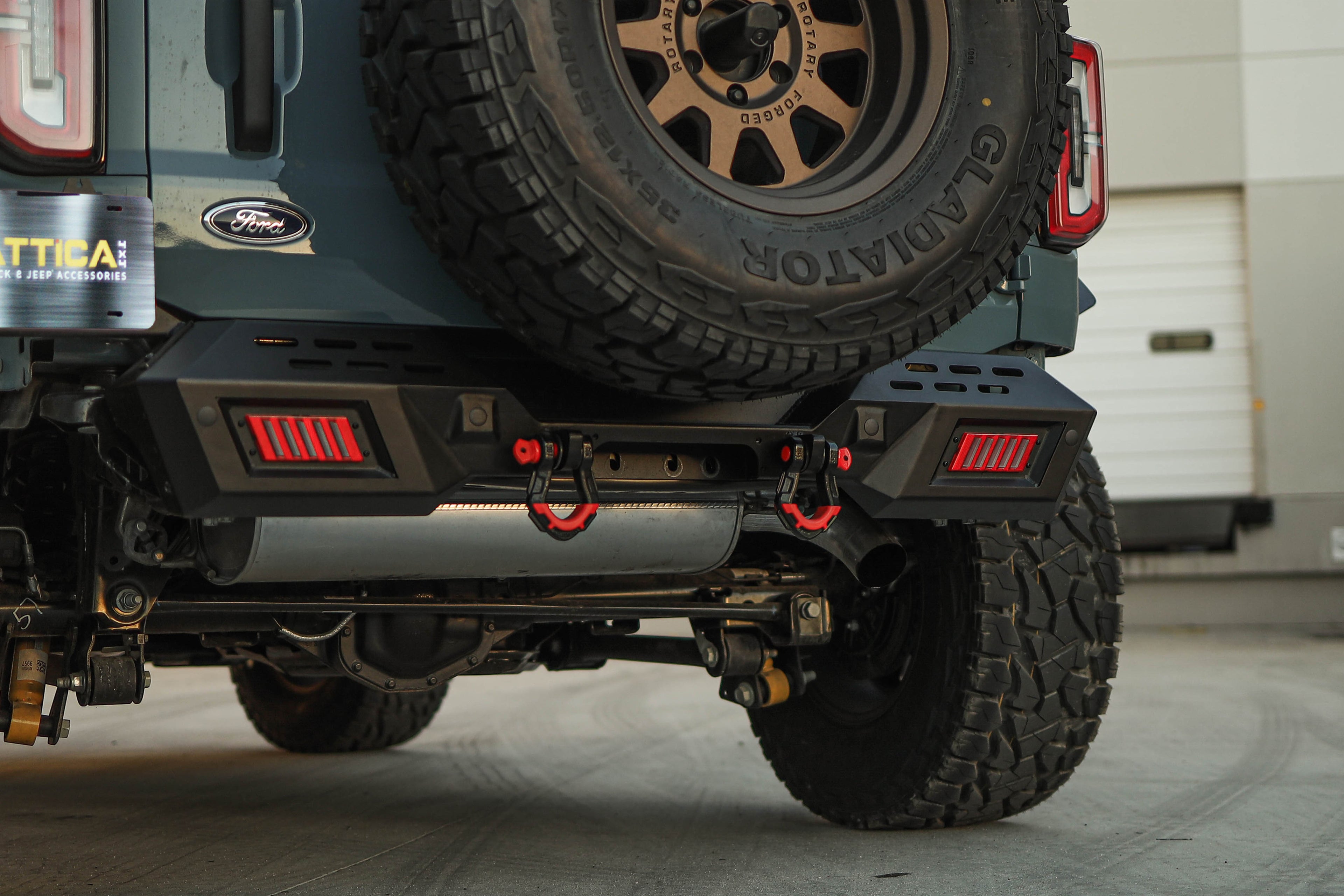 2021-2024 Ford Bronco Terra Series Modular Rear Bumper by Attica 4x4