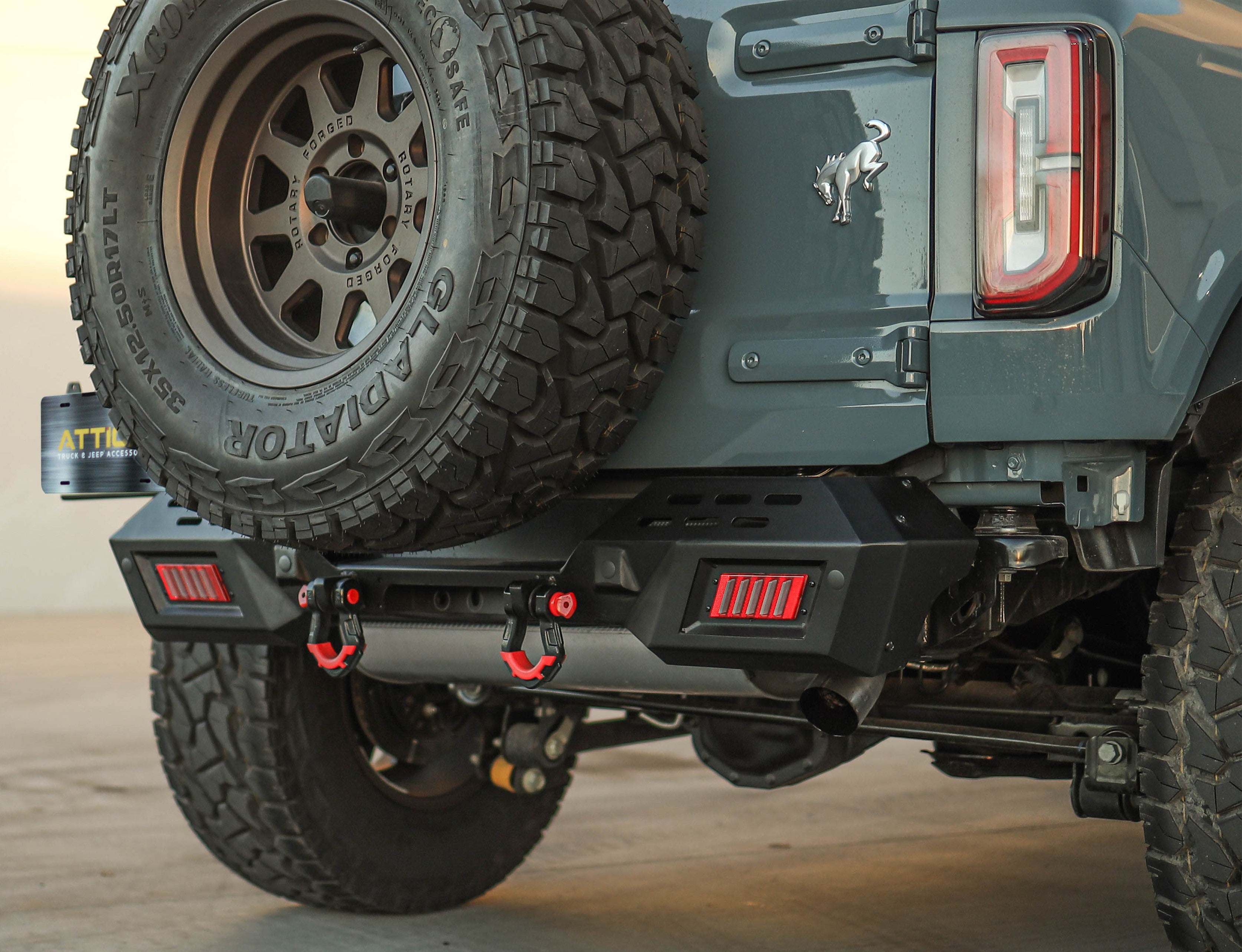 2021-2024 Ford Bronco Terra Series Modular Rear Bumper by Attica 4x4
