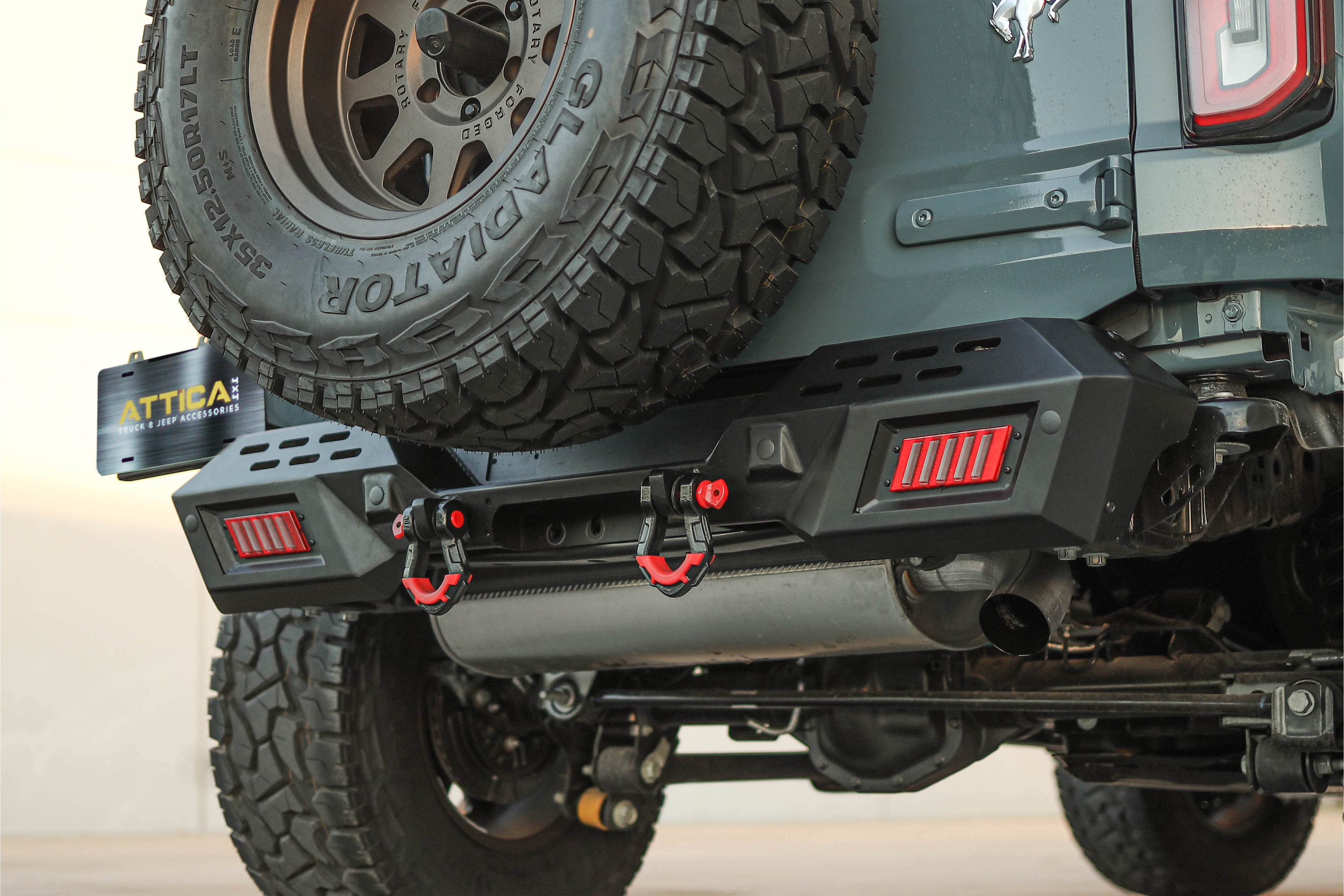 2021-2024 Ford Bronco Terra Series Modular Rear Bumper by Attica 4x4