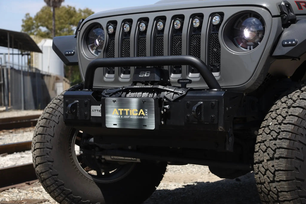 2018-2024 Jeep Wrangler JL / Gladiator 2019-2024 Apex Series Front Stubby Bumper by Attica 4x4