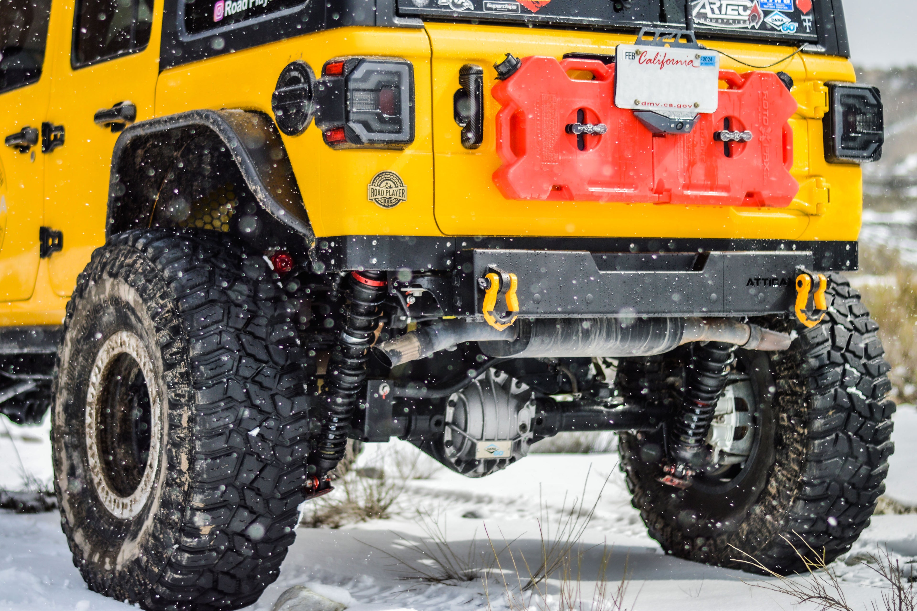 2018-2024 Jeep Wrangler JL Apex Series Rear Fascia Cover Kit by Attica 4x4