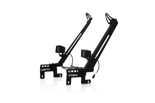 2018-2024 Jeep Wrangler JL / Gladiator 19-24 Frontier Series Pillar Light Mount by Attica 4x4