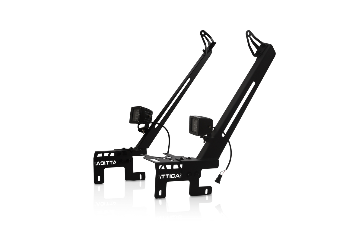 2018-2024 Jeep Wrangler JL / Gladiator 19-24 Frontier Series Pillar Light Mount by Attica 4x4