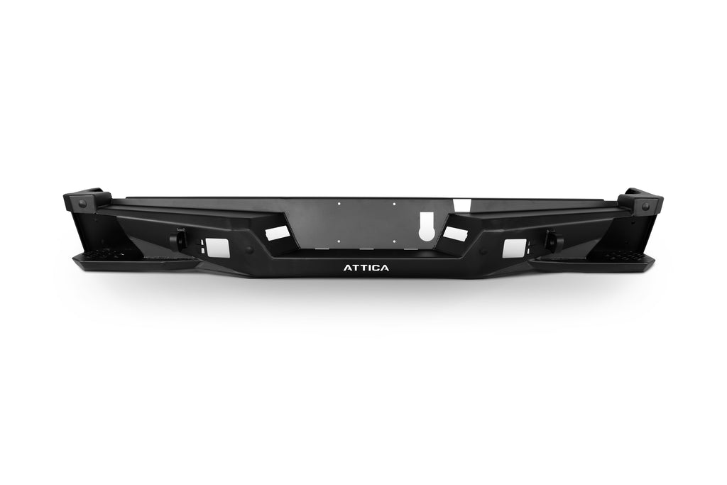 2019-2024 Ram 1500 Terra Series Rear Bumper - Black - Powder Coated - Steel by Attica 4x4