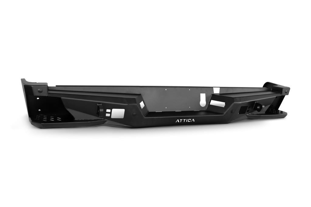 2019-2024 Ram 1500 Terra Series Rear Bumper - Black - Powder Coated - Steel by Attica 4x4