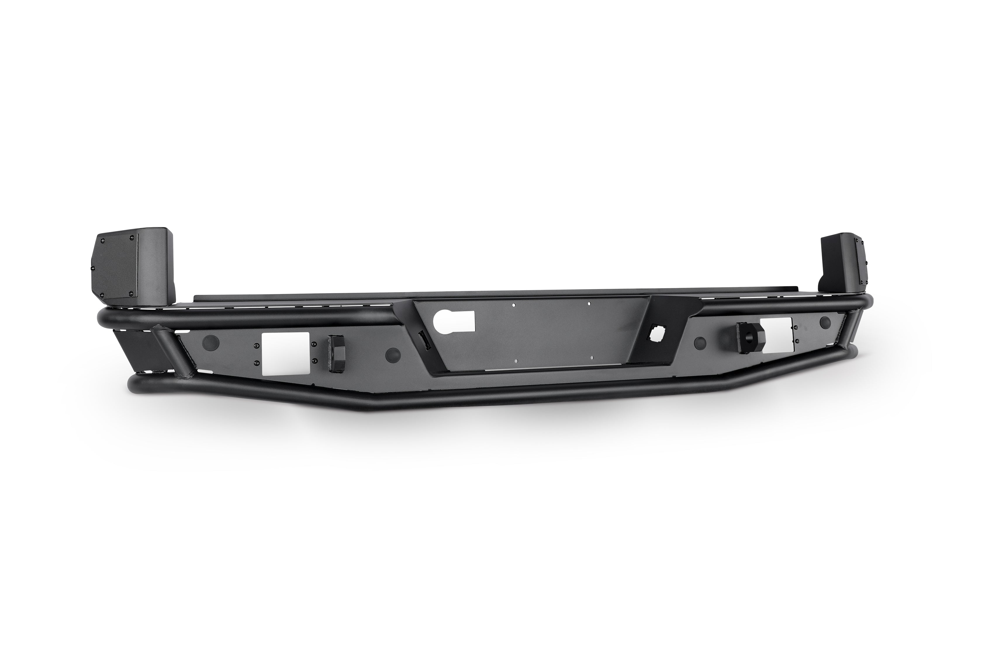 2016-2023 Toyota Tacoma Apex Series Rear Bumper - Black - Powder Coated - Steel by Attica 4x4
