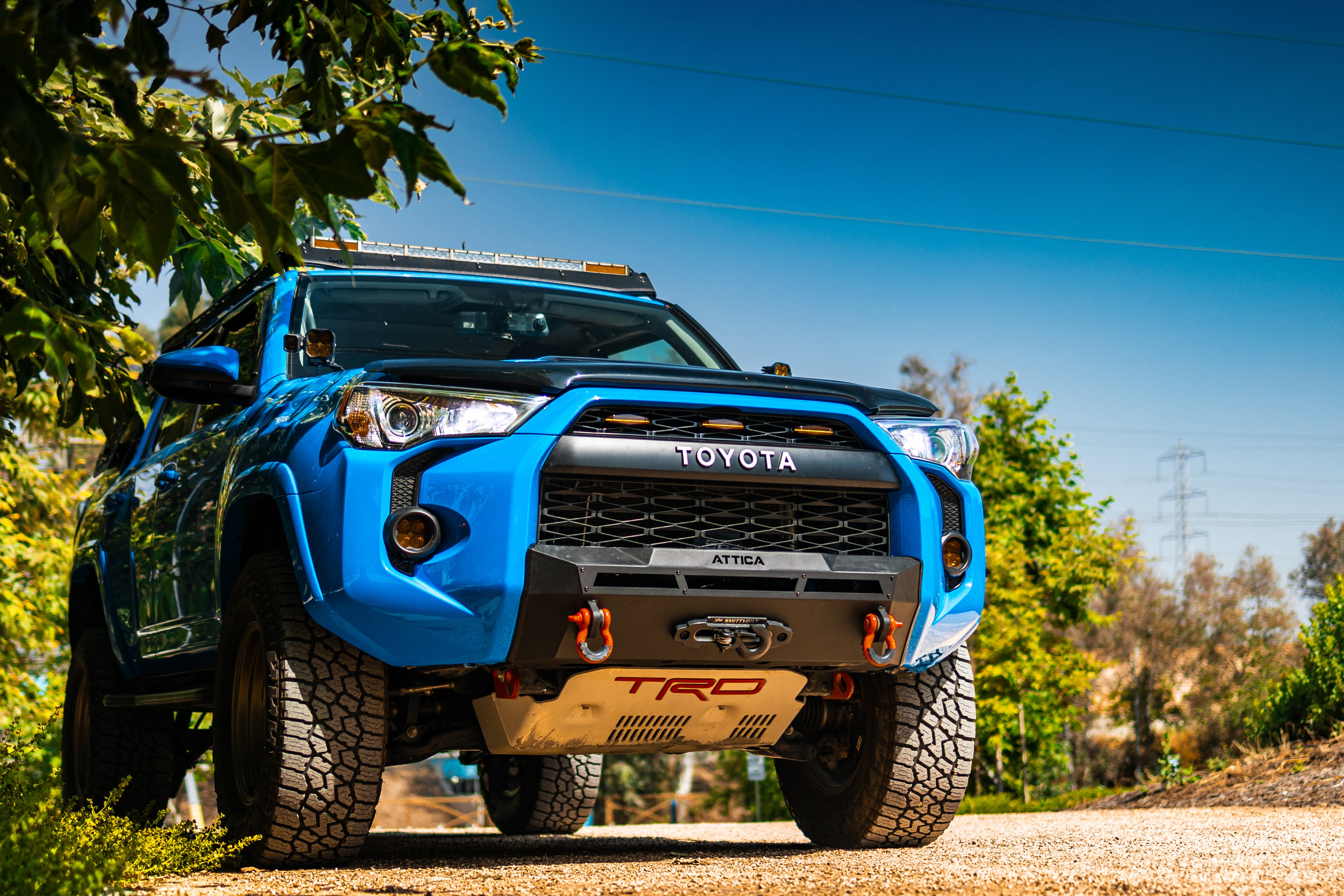 2014-2024 Toyota 4Runner Terra Series Stealth Center Mount Front Bumper by Attica 4x4