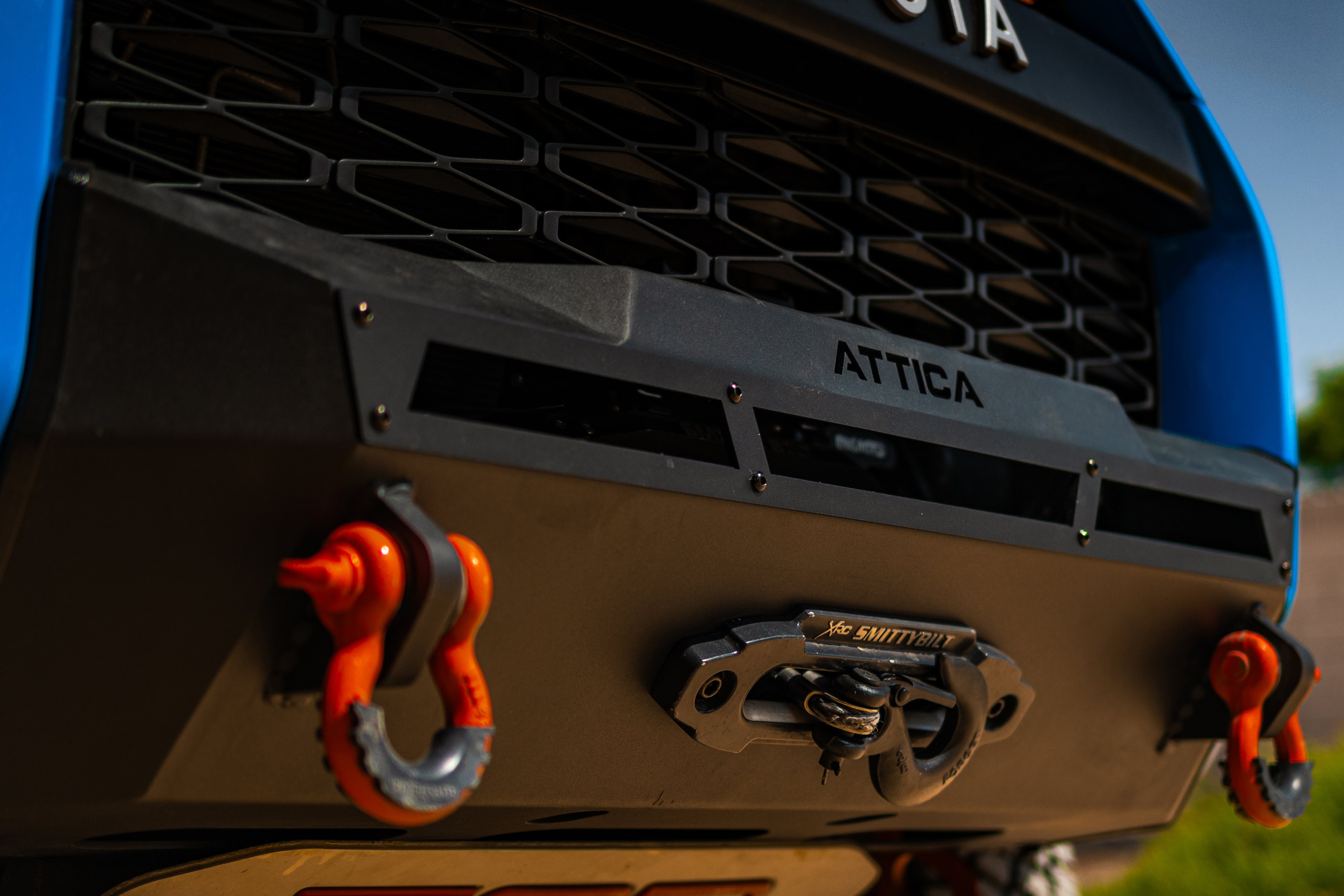 2014-2024 Toyota 4Runner Terra Series Stealth Center Mount Front Bumper by Attica 4x4