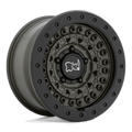 BARRICADE 20X9 6X5.5 112 OD-GRN-BLK +0 by Black Rhino Wheels