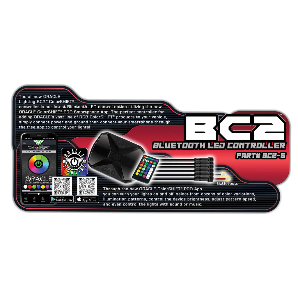 ORACLE Lighting BC2 Bluetooth ColorSHIFT® RGB LED Controller - 6 Output by Oracle Lighting
