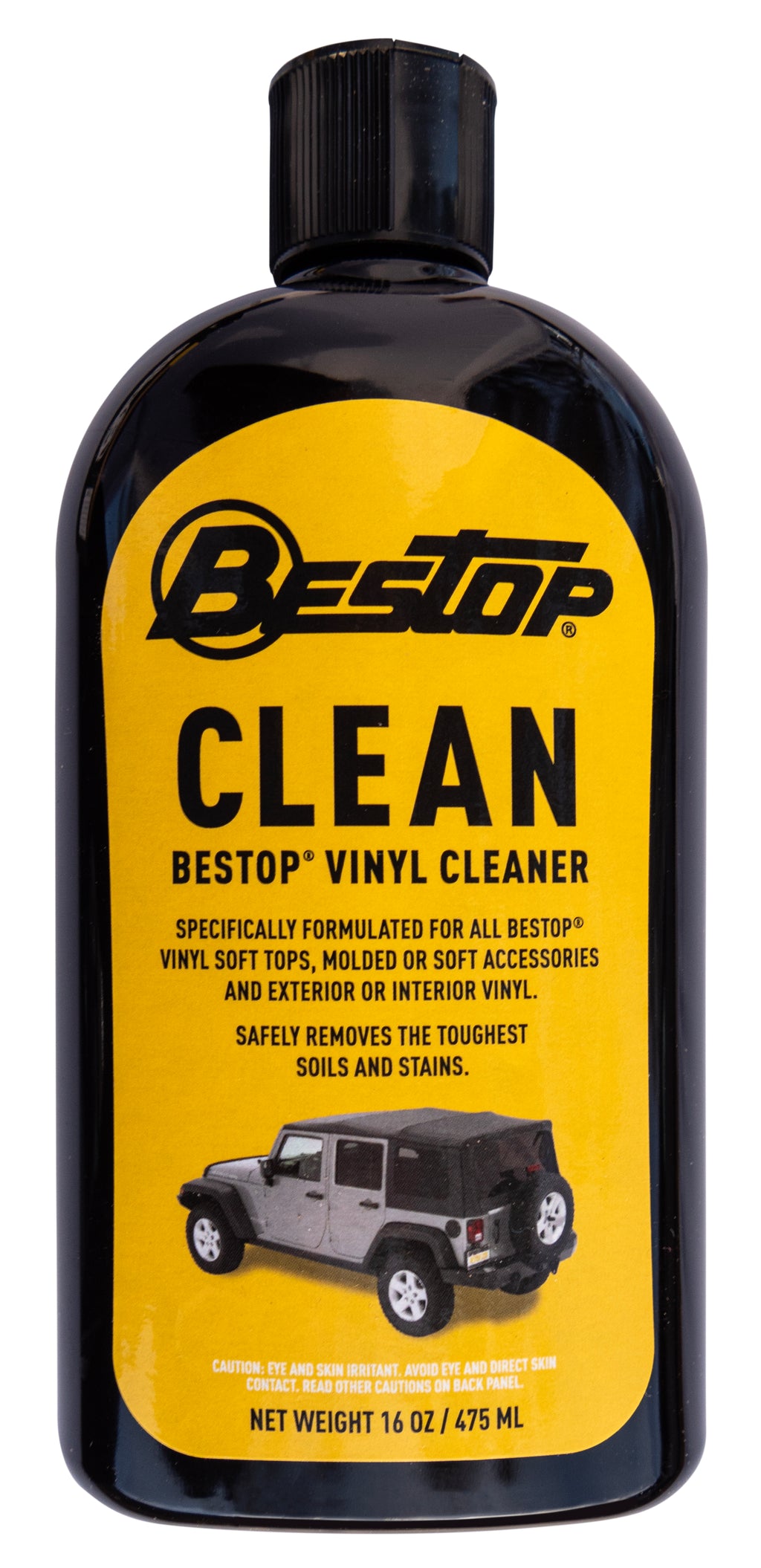 Bestop Cleaner - One 16-oz. bottle (boxed); Do not use on vinyl windows by Bestop