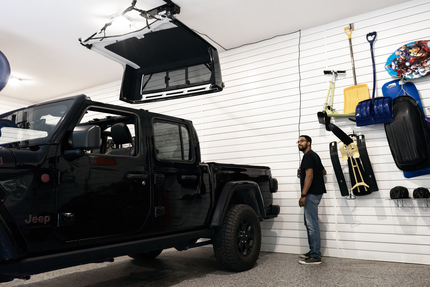 HOSS Hardtop Hoist - Jeep 2018-26 Wrangler JL (Black) by Bestop