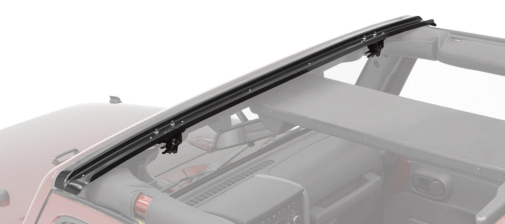 Windshield Channel - Jeep '07-18 Wrangler JK (1-piece no-drill header design) by Bestop