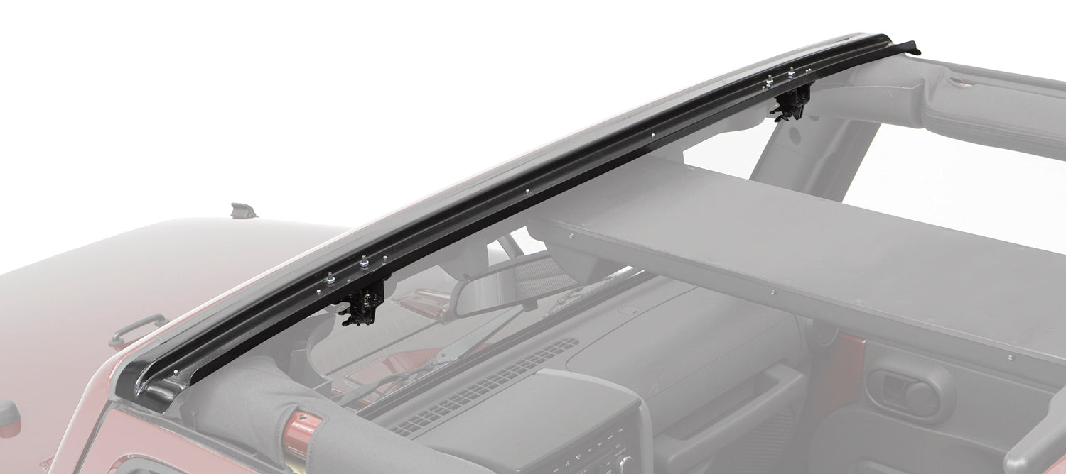 Windshield Channel - Jeep '07-18 Wrangler JK (1-piece no-drill header design) by Bestop