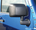 Door Mirror Set - Jeep '07-18 Wrangler JK (Black; ABS Composite; Not Powered) by Bestop