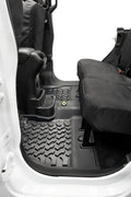 Floor Mats - Jeep '18-26 Wrangler JL 4-Door; Exc. 4XE; Rear (Black) by Bestop