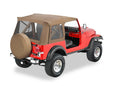 Supertop Classic - Jeep '76-86 CJ7 / '87-95 Wrangler YJ (Spice; Clear Windows) by Bestop