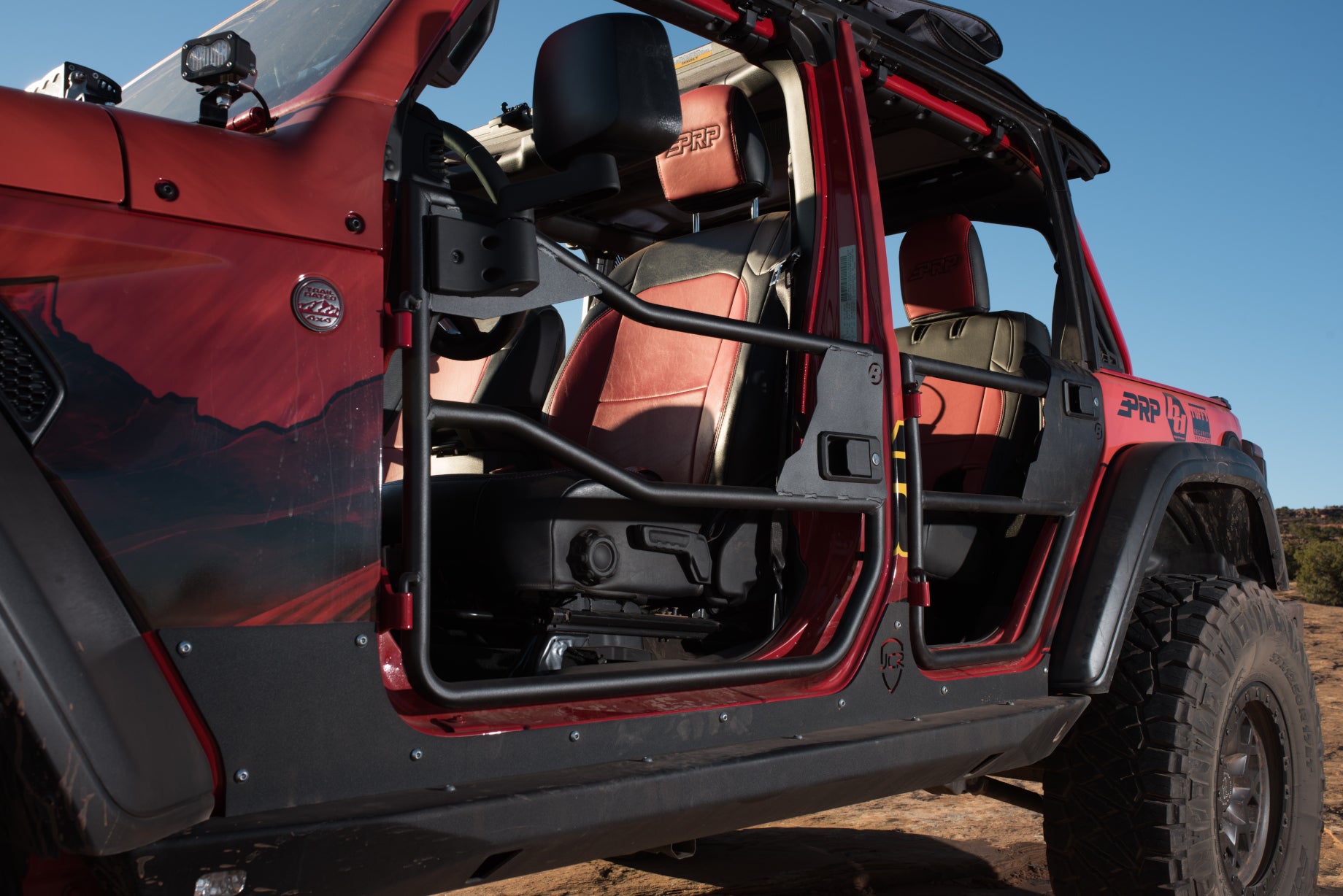 Element Doors - Jeep '20-26 Gladiator / '18-26 Wrangler JL (Front; Matte Black) by Bestop