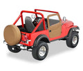Full Fabric Doors - Jeep '76-86 CJ7 (Spice) by Bestop