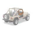 Upper Fabric Doors - Jeep '88-95 Wrangler YJ (Rounded Upper Corner, Spice) by Bestop