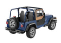 Upper Door Sliders - Jeep '97-06 Wrangler TJ (Spice; Dual Sliding Window) by Bestop
