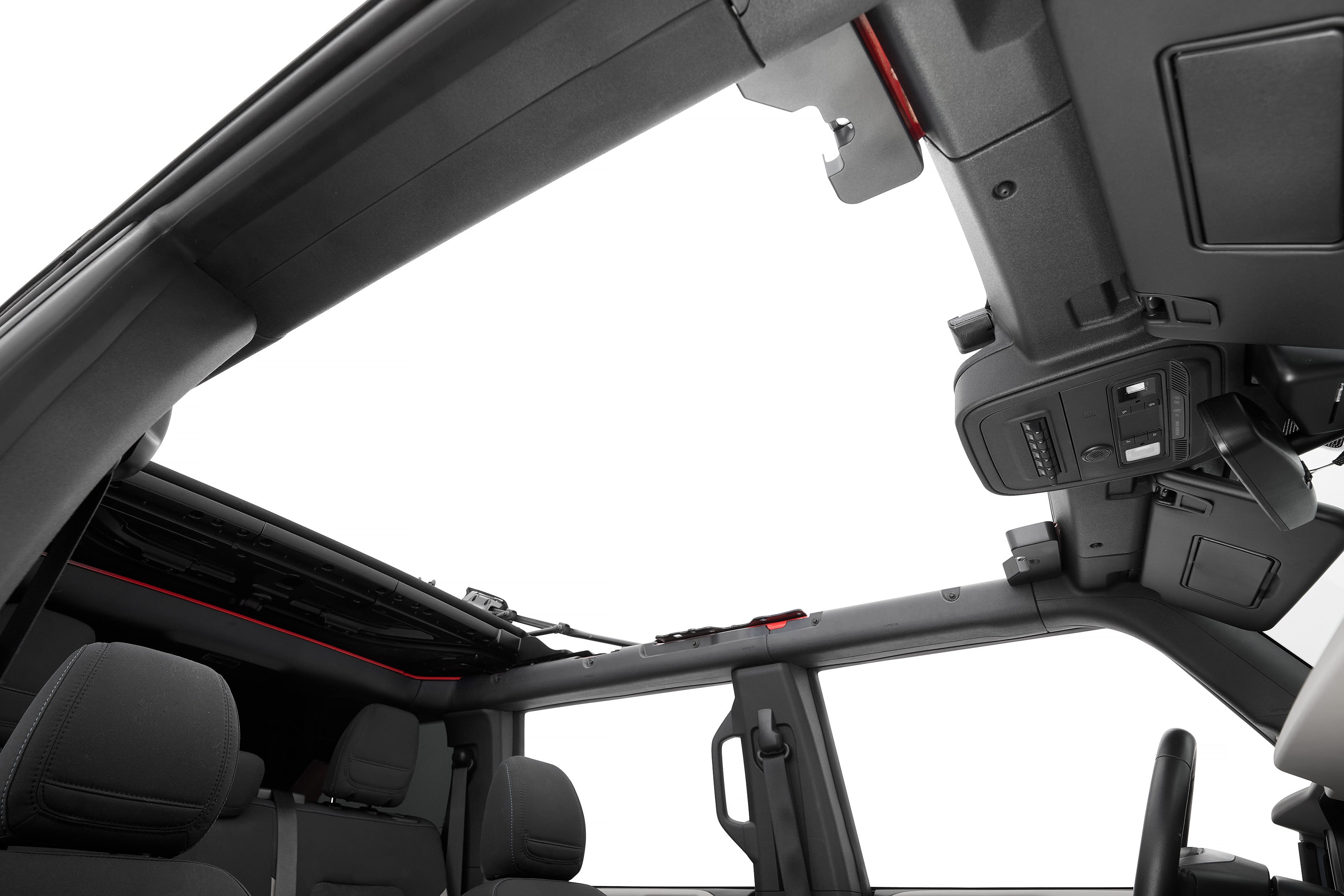 Skyrider for Hardtop - '21-26 Bronco 4-Door (Premium Black Twill) by Bestop