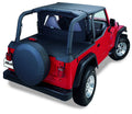 Header Targa Bikini - Jeep '03-06 Wrangler TJ (Black Diamond) by Bestop